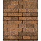 Тротуарная плитка Поревит Коллекция Гладкий колормикс Прямоугольник 200х100х40 мм, Арабская ночь