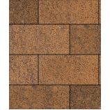 Тротуарная плитка Поревит Коллекция Гранит колормикс Прямоугольник 600х300х80 мм, гранит, Арабская ночь