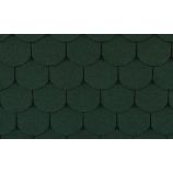 Гибкая черепица RoofShield коллекция Фемили Лайт нарезка готик цвет зеленый