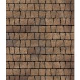 Тротуарная плитка Поревит Коллекция Гладкий колормикс Абрис, 60 мм, Клен