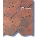 Тротуарная плитка Поревит Коллекция Гранит колормикс Туртур, 80 мм, гранит, Арабская ночь