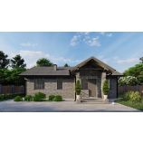 Архитектурный проект одноэтажного дома КР1108-108 м².