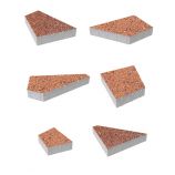 Тротуарная плитка Поревит Коллекция Гладкий колормикс Мозаика, Барселона