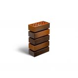 Облицовочный кирпич МАГМА 1 НФ флеш-обжиг керамический пустотелый одинарный фактура 