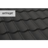 Композитная черепица Decra (Декра) коллекция КЛАССИК цвет: Антрацит