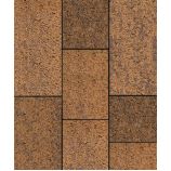 Тротуарная плитка Поревит Коллекция Гладкий колормикс Трио, 60 мм, Арабская ночь