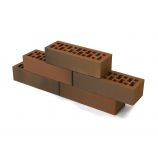 Облицовочный керамический кирпич БРАЕР 0,7 НФ баварская кладка пустотелый евро формат гладкий М-150