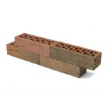 Облицовочный кирпич BRAER 0,7 НФ баварская кладка  керамический пустотелый евро формат кора дуба с песком М-150