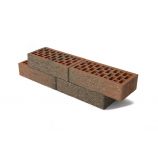 Облицовочный кирпич BRAER 1 НФ баварская кладка керамический пустотелый одинарный кора дуба с песком М-150