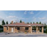 Архитектурный проект одноэтажного дома КР1135-135 м