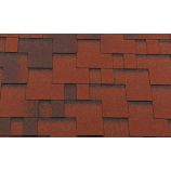 Гибкая черепица RoofShield (Руфшилд) коллекция классик нарезка модерн цвет миндальный