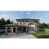 Архитектурный проект двухэтажного дома КР2201-201 м².