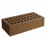 Кирпич Terca керамический пустотелый 1НФ М150 одинарный шероховатый коричневый