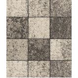 Тротуарная плитка Поревит Коллекция Гранит колормикс Квадрат 300х300х60 мм, гранит, Антрацит