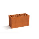 Блок керамический двойной пустотелый 2,1НФ рифленый Челнинский