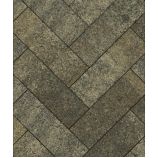 Тротуарная плитка Поревит Коллекция Гладкий колормикс Паркет, 80 мм, Старый замок