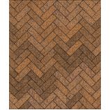 Тротуарная плитка Поревит Коллекция Гладкий колормикс Паркет, 60 мм, Арабская ночь