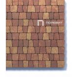 Тротуарная плитка Поревит Коллекция Гранит колормикс Абрис, 60 мм, гранит, Осень