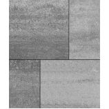 Тротуарная плитка Поревит Коллекция Колормикс Квадрат 600х600х80 мм, Шунгит