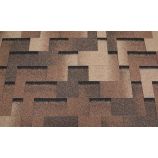 Гибкая черепица RoofShield (Руфшилд) коллекция Фемили Лайт нарезка модерн цвет сандаловый