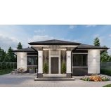 Архитектурный проект одноэтажного дома КР1106-106 м².