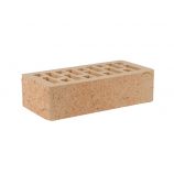 Кирпич керамический лицевой 1 нф одинарный цвет: эмират с фаской М150-200 Старый Оскол