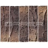 Облицовочный кирпич БРАЕР кладка Этна, кора дуба, 1 НФ