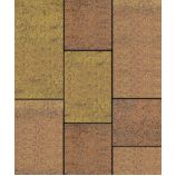 Тротуарная плитка Поревит Коллекция Гранит колормикс Трио, 60 мм, гранит, Саванна