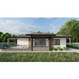 Архитектурный проект одноэтажного дома КР1163-163 м².