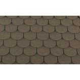 Гибкая черепица RoofShield коллекция Фемили Лайт нарезка готик цвет греческая