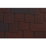 Гибкая черепица Ruflex коллекция Dranka цвет: Темный шоколад