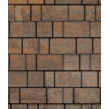 Тротуарная плитка Поревит Коллекция Гладкий колормикс Старый город, 60 мм, Клен