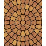 Тротуарная плитка Поревит Коллекция Гранит колормикс Тротуарная плитка Классико круговая, 60 мм, гранит, Каир