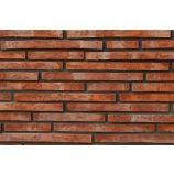 Ригельный кирпич ручной формовки исполнение премиум. Цвет: красный - 