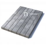 Тротуарная плитка Поревит Коллекция Колормикс Табула, 80 мм, Шунгит