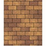 Тротуарная плитка Поревит Коллекция Гранит колормикс Прямоугольник 200х100х80 мм, гранит, Осень