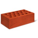 Облицовочный керамический кирпич полуторный 1,4НФ цвет: Красный 