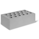 Облицовочный керамический кирпич полуторный 1,4НФ цвет: Серебро гладкий Керма