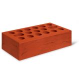 Облицовочный керамический кирпич одинарный 1НФ цвет: Красный 