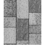 Тротуарная плитка Поревит Коллекция Гранит колормикс Литос, 60 мм, гранит, Антрацит