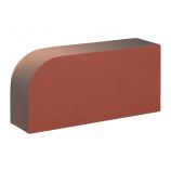 Облицовочный керамический кирпич радиусный R60 полнотелый 1НФ цвет: Аренберг гладкий М300 КС-Керамик