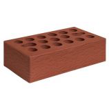 Облицовочный керамический кирпич 0,7НФ цвет: Бордо 