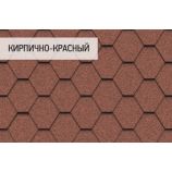 Гибкая черепица Icopal (Икопал) коллекция Плано натур цвет: Кирпично-красный