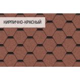 Гибкая черепица Icopal (Икопал) коллекция Плано тема цвет: Кирпично-красный