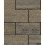 Тротуарная плитка Поревит Коллекция Колормикс Прямоугольник 600х300х80 мм, Базальт