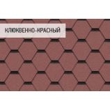 Гибкая черепица Icopal (Икопал) коллекция Плано тема цвет: Клюквенно-красный