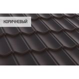 Композитная черепица Decra коллекция ЭЛЕГАНС цвет: Коричневый