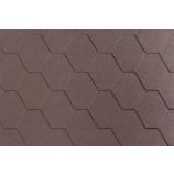 Гибкая черепица Katepal (Катепал) коллекция Классик-КЛ (Classik-KL) цвет: Коричневый