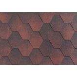 Гибкая черепица Katepal (Катепал) коллекция Джаззи (Jazzy) цвет: Красный