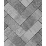 Тротуарная плитка Поревит Коллекция Колормикс Паркет, 80 мм, Шунгит